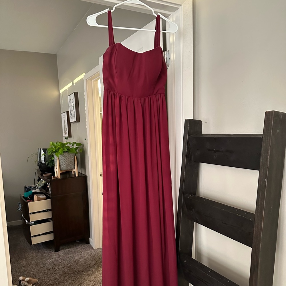 Birdy Grey August Convertible Dress Chiffon Cabernet